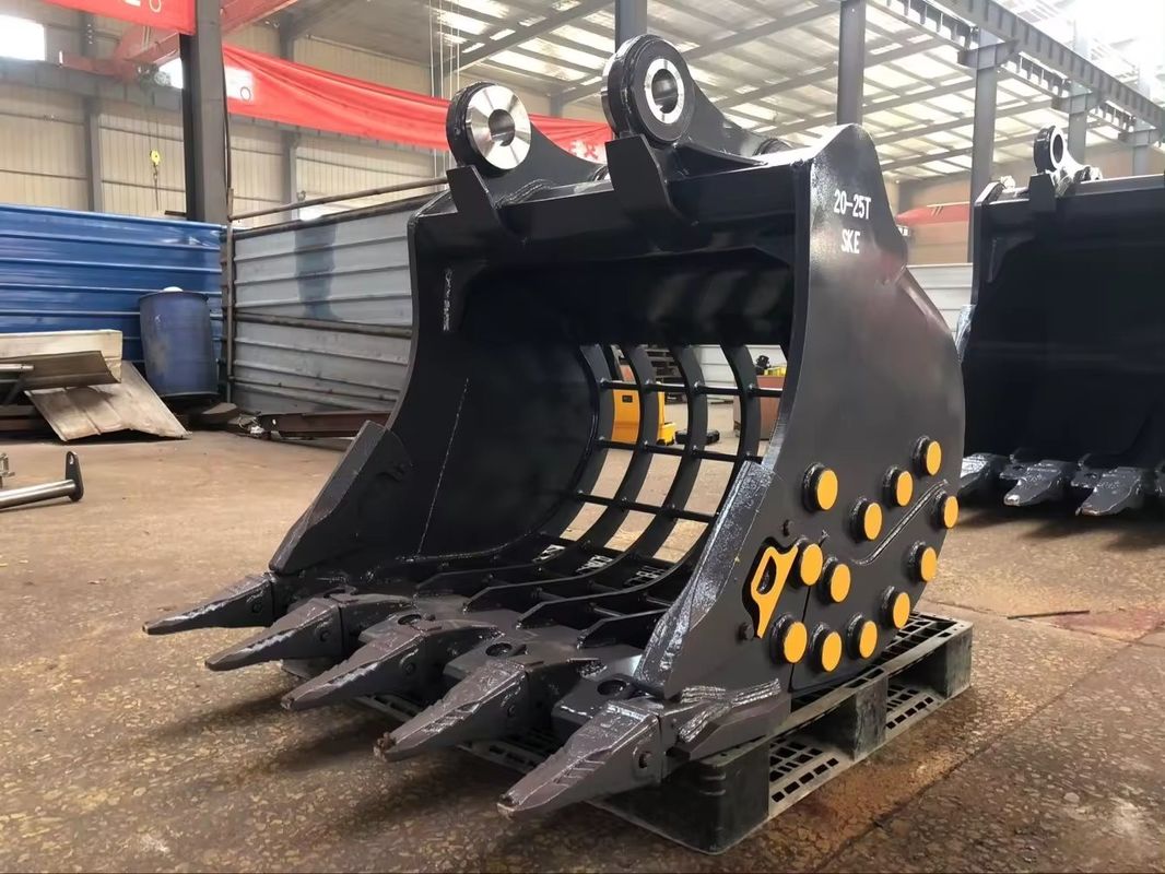 5-120T एक्सकेवेटर कंकाल बाल्टी NM360/400 सामग्री के साथ मिनी एक्सकेवेटर बाल्टी