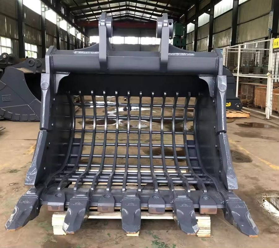 भारी मशीन भूमि ग्रेडिंग पार्ट्स Q355 1-80T खुदाई के लिए कंकाल बाल्टी